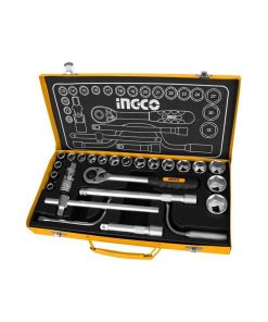Set Dados y Chicharra Industrial 24 Piezas 1/2" Ingco